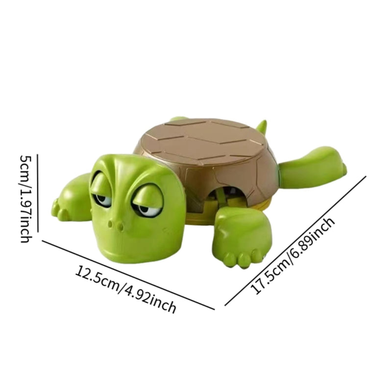 Quirky Panicked Turtle Ornament Cup Pad Mug Holder With Funny Expression