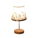 Solid Wood Cloth Nordic Decorative Table Bedroom Bedside Lamp