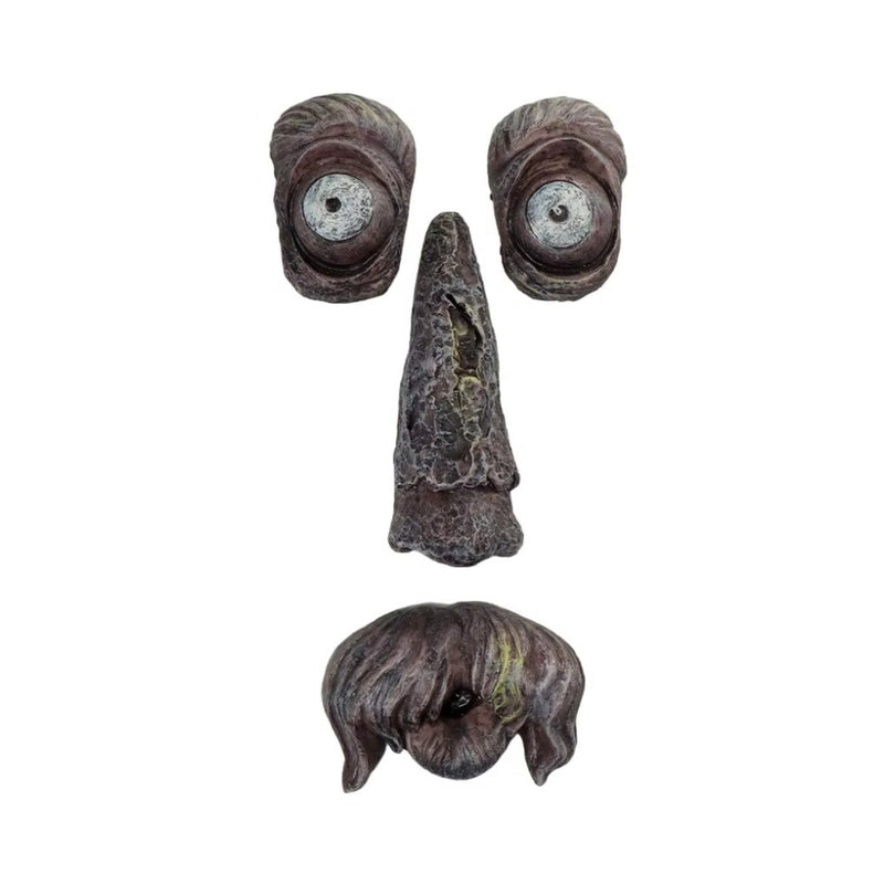 Funny Yard Art Tree Decor Outdoor Tree Face Statues Old Man Tree Hugger Bark Ghost Face