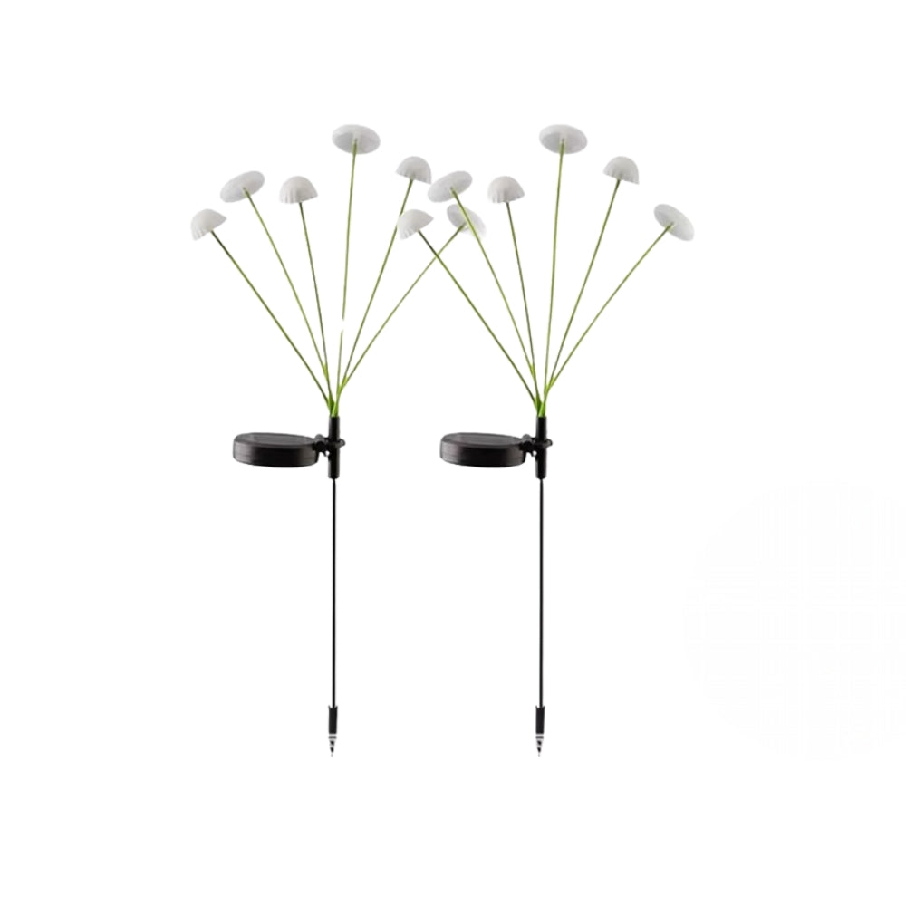 LED Solar Mushroom Lights Waterproof Yard Patio Pathway Jellyfish for Garden Ambiance