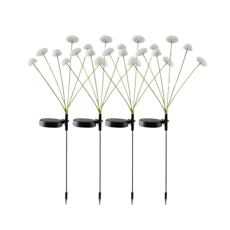 LED Solar Mushroom Lights Waterproof Yard Patio Pathway Jellyfish for Garden Ambiance