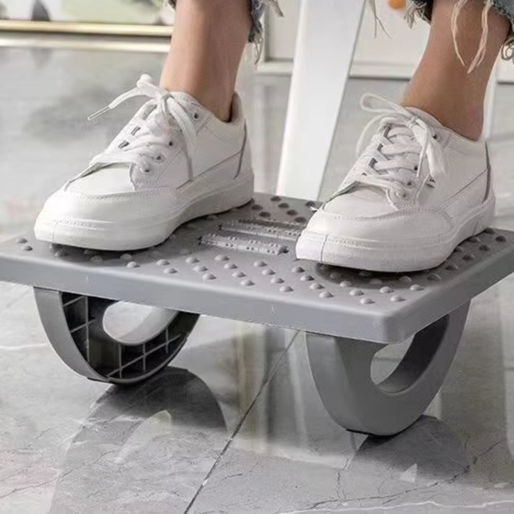 Portability Under Desk Foot Rest Ergonomic Foot Stool With Massage Rollers
