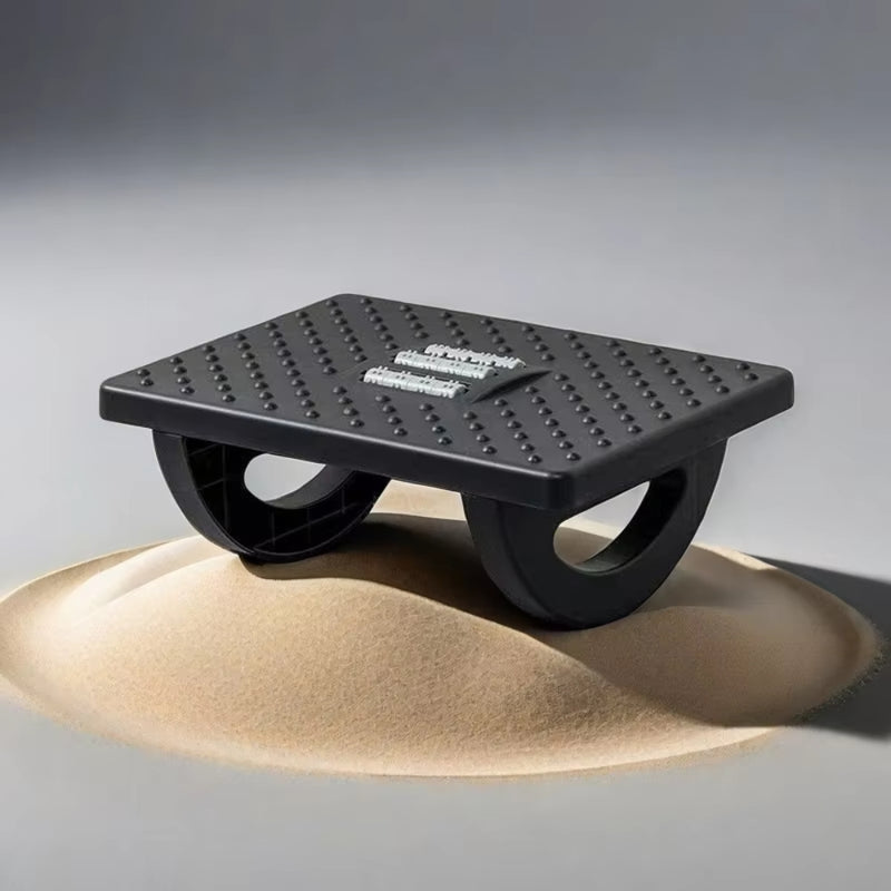 Portability Under Desk Foot Rest Ergonomic Foot Stool With Massage Rollers