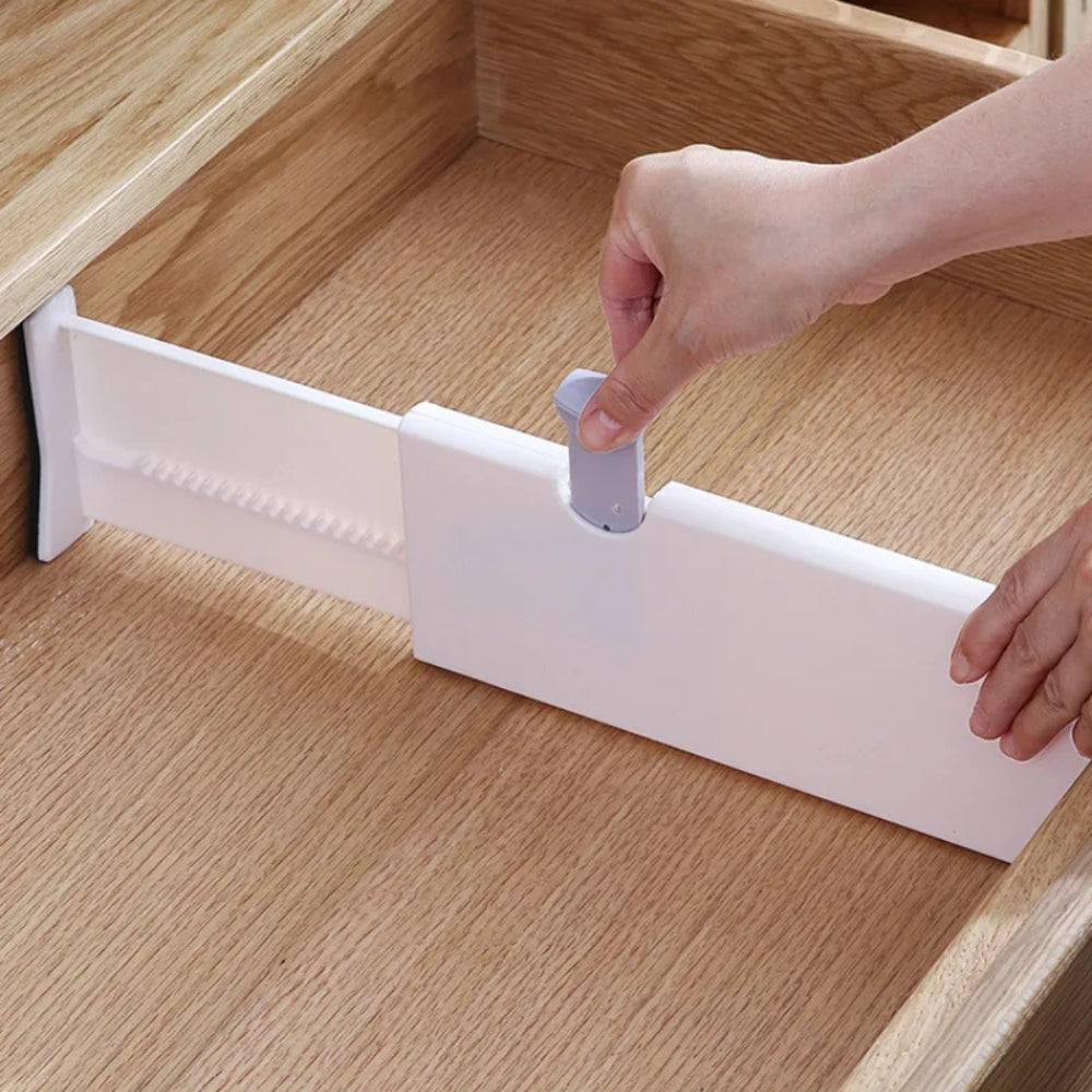 4 Pack Drawer Dividers Organizer Adjustable Storage