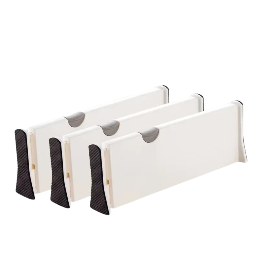 4 Pack Drawer Dividers Organizer Adjustable Storage