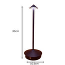 Rechargeable LED Table Lamp with Touch Sensor 3 Color Stepless Dimming