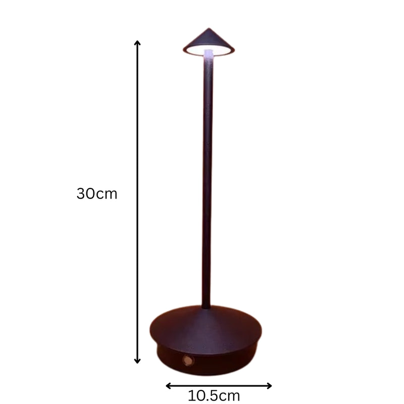 Rechargeable LED Table Lamp with Touch Sensor 3 Color Stepless Dimming