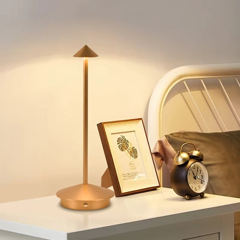 Rechargeable LED Table Lamp with Touch Sensor 3 Color Stepless Dimming