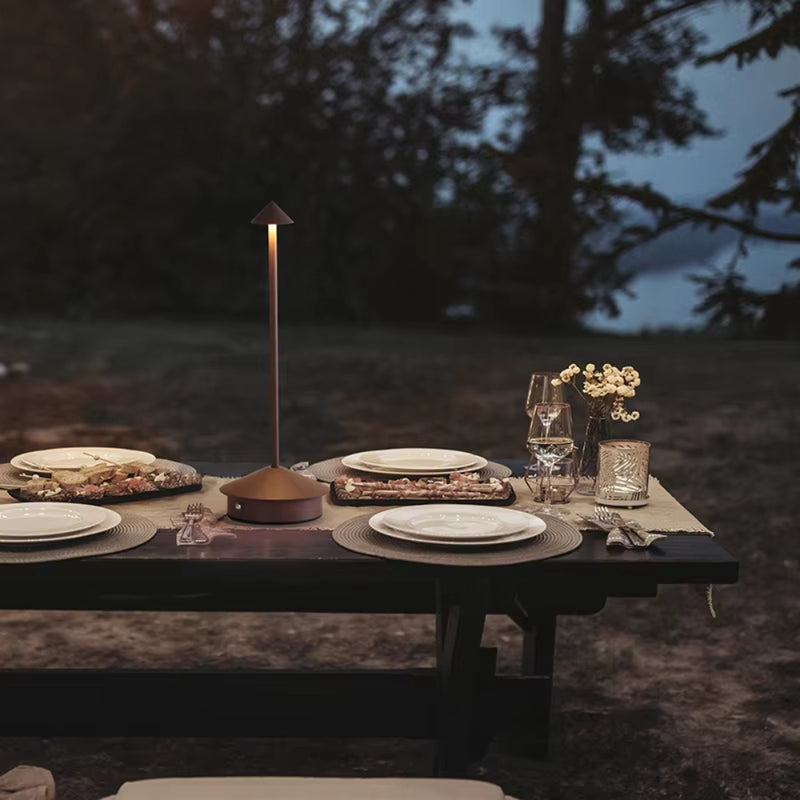 Rechargeable LED Table Lamp with Touch Sensor 3 Color Stepless Dimming