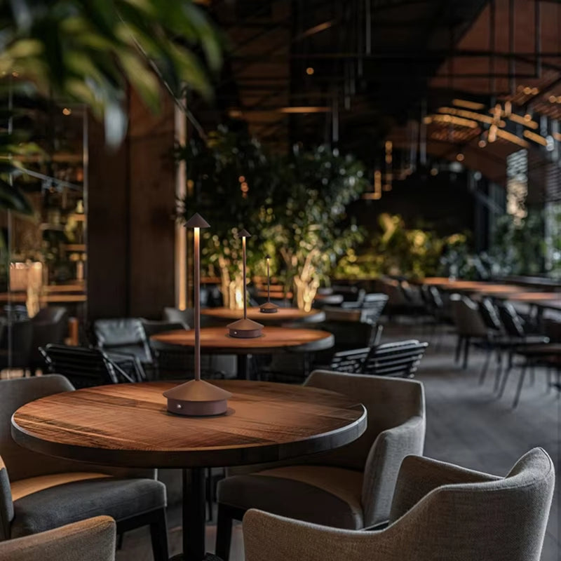 Rechargeable LED Table Lamp with Touch Sensor 3 Color Stepless Dimming