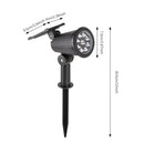 9 LED Solar Spot Light Outdoor Waterproof Garden Landscape Lighting