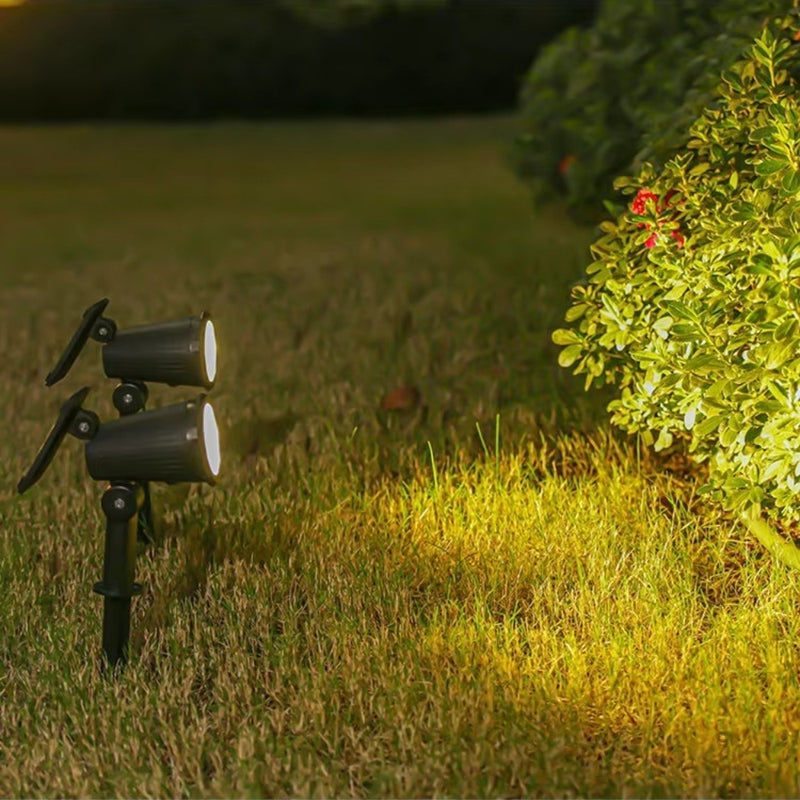 9 LED Solar Spot Light Outdoor Waterproof Garden Landscape Lighting