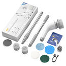 Cordless Electric Cleaning Brush with 7 Heads for Bathroom and Kitchen