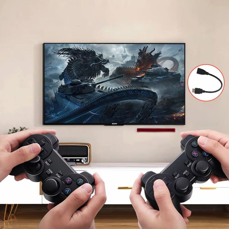 Double Wireless 2.4G Controller Retro Console For PSP