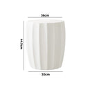 Terrazzo Concrete Outdoor Side Table Stand