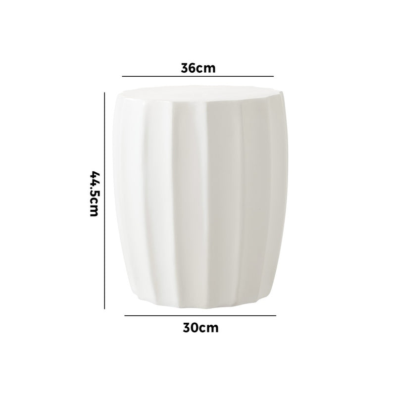 Terrazzo Concrete Outdoor Side Table Stand