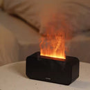 Flame Aromatherapy Humidifier Mini Diffuser with LED Light and Timer