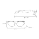 AI Translation Bluetooth Glasses with Microphone and Earphones