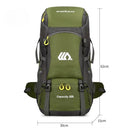 50L Travel Backpack Waterproof Hiking Camping Rucksack for Outdoor Sports