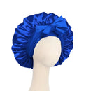 Satin Silk Bonnet Adjustable Sleeping Hair Bonne With Tie Band