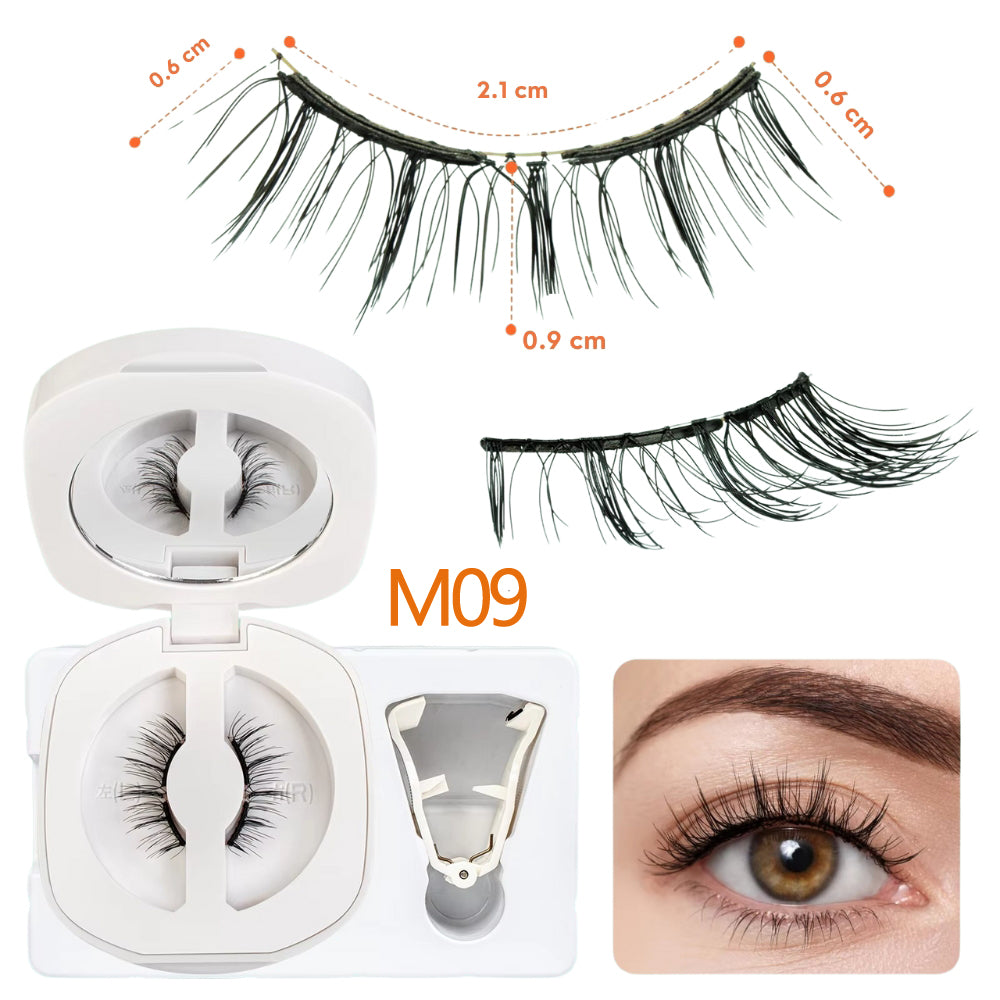 Reusable Natural Look 3D Lashes Soft Magnetic Eyelashes