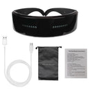 DIY Shining Electronic Futuristic Eyewear Glow The Dark Bluetooth LED Luminous Glasses