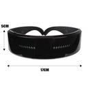 DIY Shining Electronic Futuristic Eyewear Glow The Dark Bluetooth LED Luminous Glasses