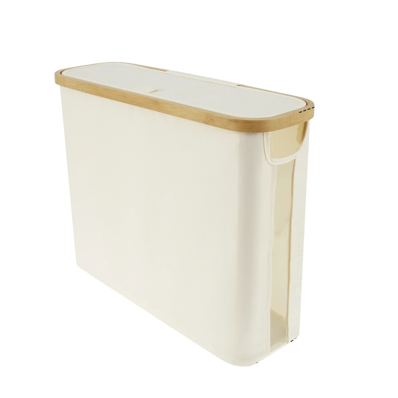 Large Capacity Toilet Rolls Paper Storage Basket with Lid for Bathroom Organizer