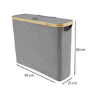 Large Capacity Toilet Rolls Paper Storage Basket with Lid for Bathroom Organizer