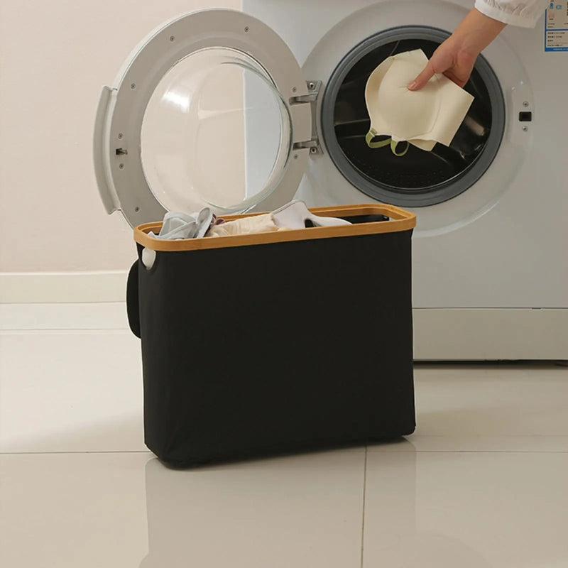 Large Capacity Toilet Rolls Paper Storage Basket with Lid for Bathroom Organizer