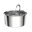 Stainless Steel Pet Water Feeder Cat Dog Automatic Filter Fountain