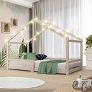 Wooden Single Size Timber House Bed Frame