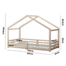 Wooden Single Size Timber House Bed Frame