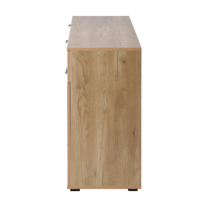 Natural Sideboard with 4 Doors and 2 Drawers