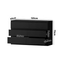 Black Lowboy Dresser Table with 6 Chest of Drawers