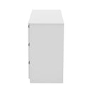 White Lowboy Dresser Table with 6 Chest of Drawers