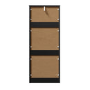 Black Tallboy Dresser Table with 6 Chest of Drawers