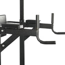 Chin Up Tower with Weight Bench for Push Up Pull Up and Knee Raise