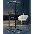 Chin Up Tower with Weight Bench for Push Up Pull Up and Knee Raise