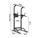 Chin Up Tower with Weight Bench for Push Up Pull Up and Knee Raise