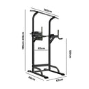 Chin Up Tower with Weight Bench for Push Up Pull Up and Knee Raise