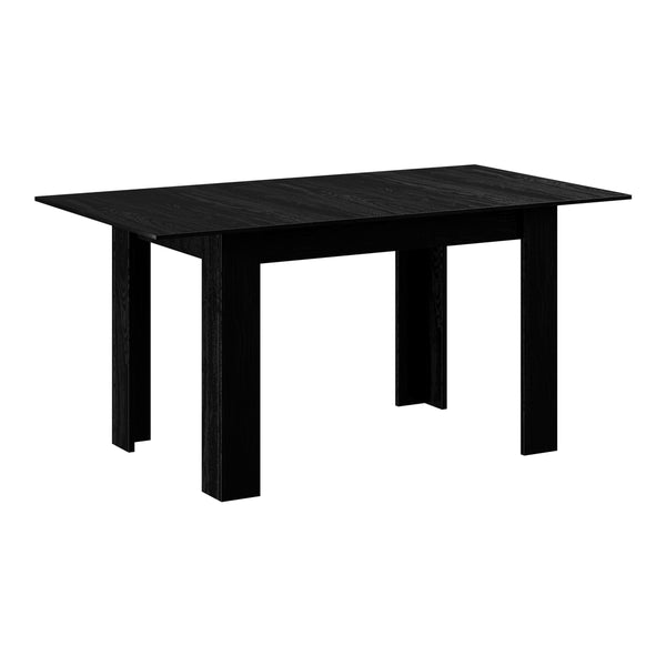 Black Extendable Dining Table 160cm