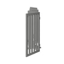 Grey Wooden Pet Gate Dog Fence with 6 Panels 80cm