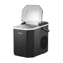Black Portable Ice Maker Machine with Handle 12kg Capacity