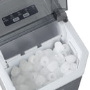 Grey Portable Ice Maker Machine with Handle 12kg Capacity