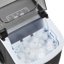 Black Portable Ice Maker Machine with Ice Cube Tray 12kg Capacity