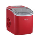 Red Portable Ice Maker Machine with Ice Cube Tray 12kg Capacity