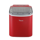 Red Portable Ice Maker Machine with Ice Cube Tray 12kg Capacity