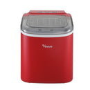 Red Portable Ice Maker Machine with Ice Cube Tray 12kg Capacity