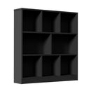 Black Bookshelf Display Shelves Storage Organizer Unit